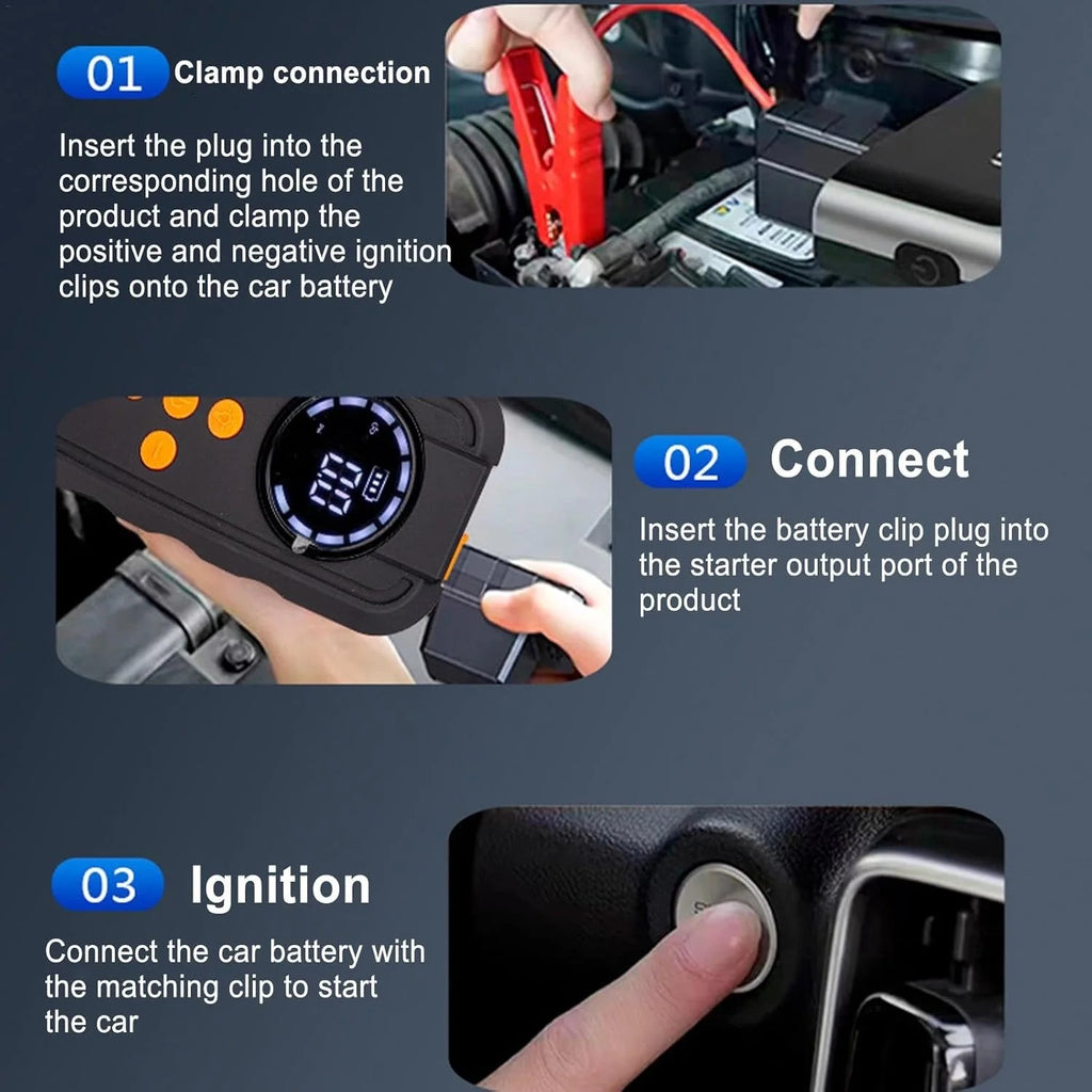 Car Jump Starter & Compressor